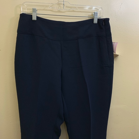 Cabi Curvy Trouser Blue Straight Leg  Size 8 - Picture 4 of 8
